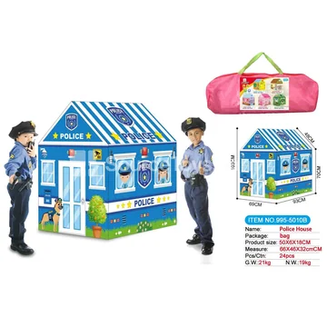 Police Car Play Tent