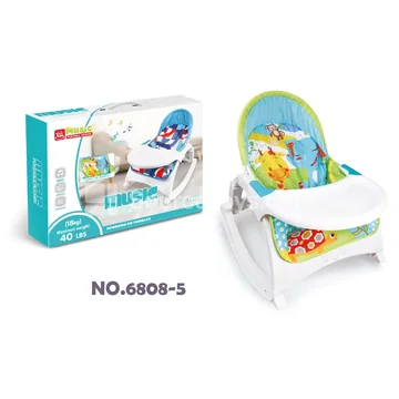 Multifunctional Rocking Chair with Tray