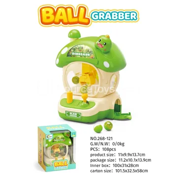 Dinosaur Mushroom Claw Machine (Bead Grabber)