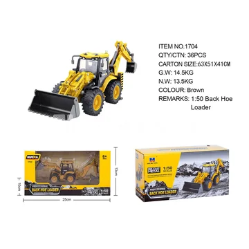 1:50 Alloy Two-Way Forklift Static Model