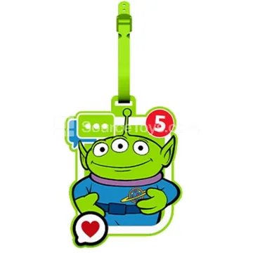 Three-Eye Alien Luggage Tag