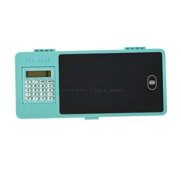 Calculator LCD Writing Tablet Stationery Case