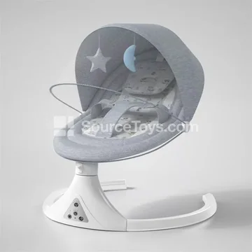 Reclining Baby Bouncer Ride-On (Pink/Gray/Milk Coffee)