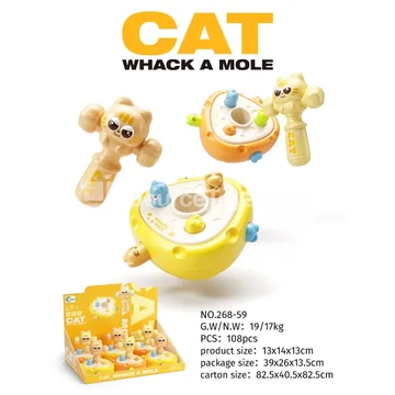 Fun Cat Whack-a-Mole (6 PCS)