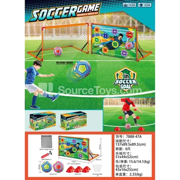 Foldable Soccer Goal Set