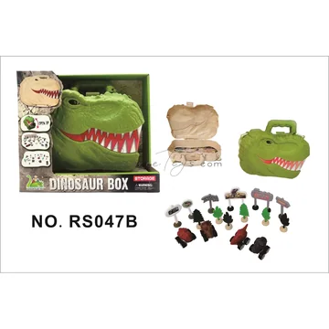 Dinosaur Head Storage Box Car Set Assorted 3 Colors