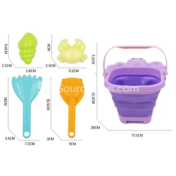 5-Piece Beach Bucket Set