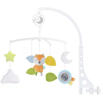 Fox Fabric Baby Crib Mobile