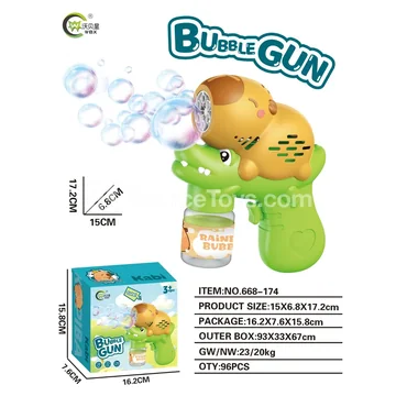Capybara Automatic Bubble Gun with Lights