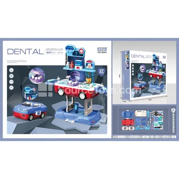 2-in-1 Race Car Ride-On
