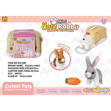 Nora Pet Rabbit House Electric Toy