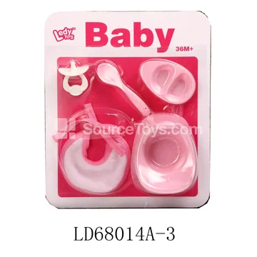 Pacifier Spoon Plate Bib Potty Set