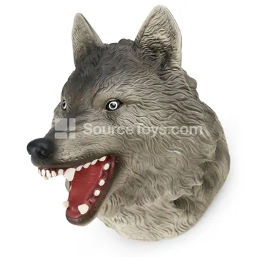 Wolf Hand Puppet Head (Pe Bag + Hanging Card)