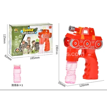 Electric Tank Bubble Gun