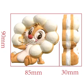 Fashion Doll Cream Cookie Squeeze Toy