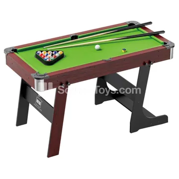 XJ8880 1.3M Foldable Pool Table with Folding Legs