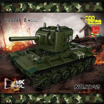 DIY Assembly Building Blocks KV2 Heavy Tank APP Version