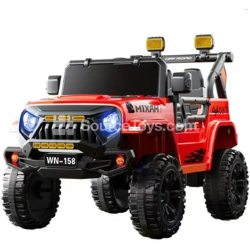 Electric Remote Control Ride-On Off-Road Car with Dual Motors, Dual Drive, 3-Speed Adjustment & Cool Lights