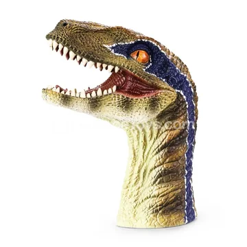 12" Velociraptor Hand Puppet Head