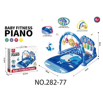 Splash Whale Pedal Piano Play Mat