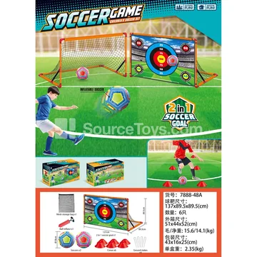 Foldable Soccer Goal Set