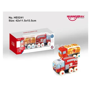 Fire Truck & Tanker Truck (2 Styles, 6 Wheels)