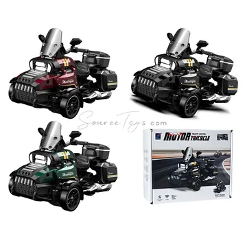 1:43 Semi-Scale 4WD Drift Tricycle Motorcycle 2.4G