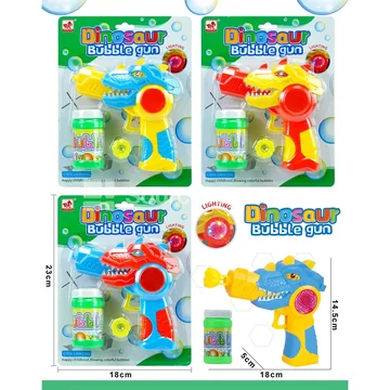 Dinosaur Bubble Blaster with Lights