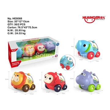 Animal Ride-On Scooters 4PCS
