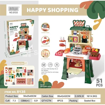 Happy Shopping Supermarket Playset
