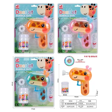 Cute Deer Bubble Gun with Lights (4856A)