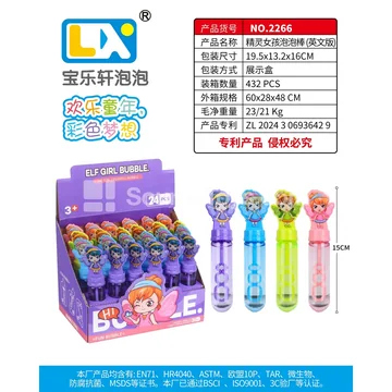 Fairy Girl Bubble Wand 24PCS 35ml