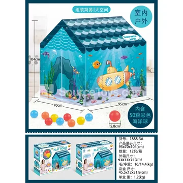 Ocean Tent with 50 Play Balls