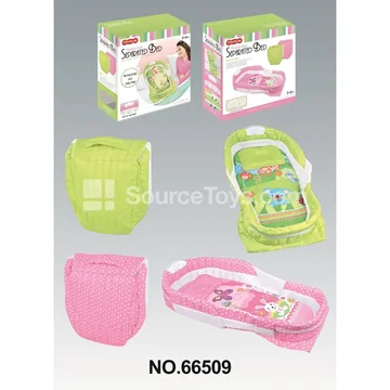 Musical Light Baby Partition Bed