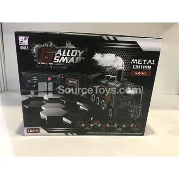 Alloy Electric Train with Lights, Music, and Smoke Effect (Small, Water-Filled Smoke)