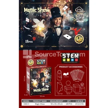 Magic Trick Set 4pcs Style 3