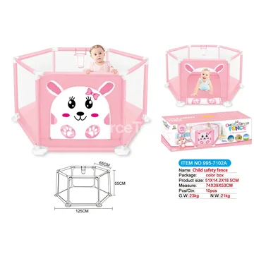 125cm Printed Rabbit Playpen for Kids (GCC)