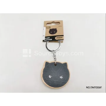 Black Panther Round Pendant