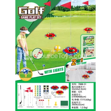 Glow Golf Disc Toss Set