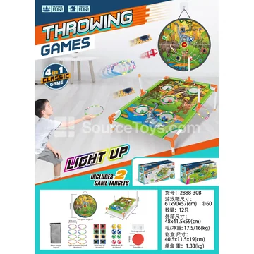 Dinosaur Light-Up Ring Toss Target