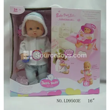 16" Multifunctional Vinyl Figure Doll with Winter Outfit Set (12 Sounds IC)