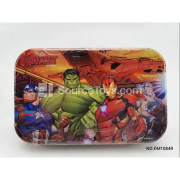 Tin Box Puzzle  Superhero Team A