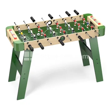 XJ6040 Solid Wood Foosball Table with Green Legs