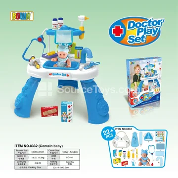 Pretend-Play Medical Kit with Doll