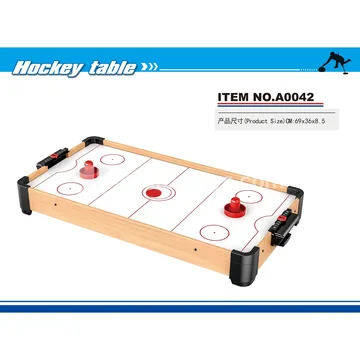 A0042 Wooden Tabletop Air Hockey Table