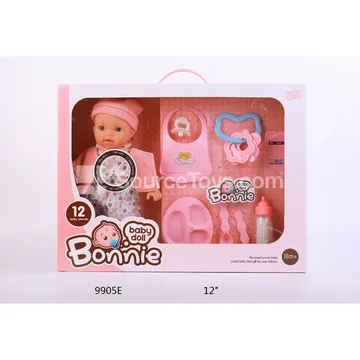 12" Vinyl Figure Doll with Sound and Accessories