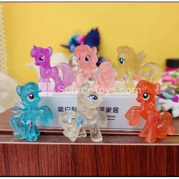 My Little Pony 6-Piece Vinyl Solid Pony Set (Assorted, Single)