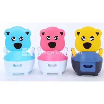 Cartoon Children's Potty (Blue/Pink/Yellow)