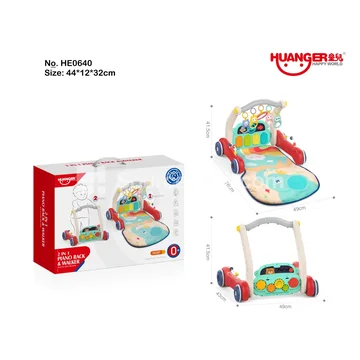 2-in-1 Ride-On Walker with Pedal Fitness