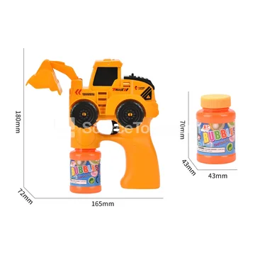 Excavator Bubble Gun with Lights